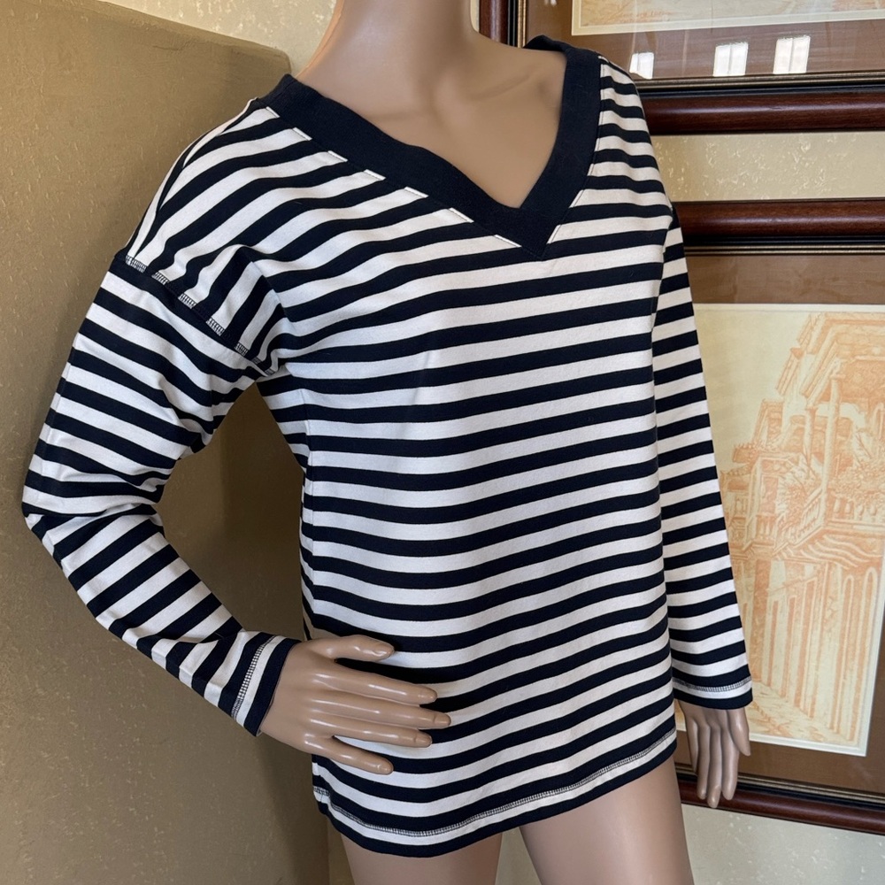 J Jill Fit Terry Cloth Lined Summer Top sz S NWT
